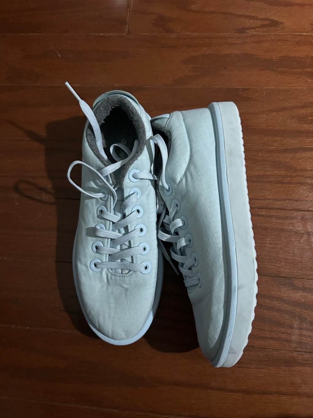 Allbirds Casual Low-Top Lace-Up Canvas Sneakers in Light Blue